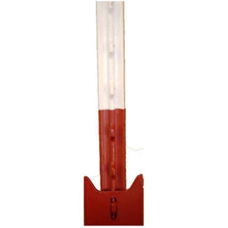 W Silver W Silver TR133060601UW 78 x 2 x 2 in. Studded T-Style Fence Post Rail Steel - Red; Pack of 5 128606